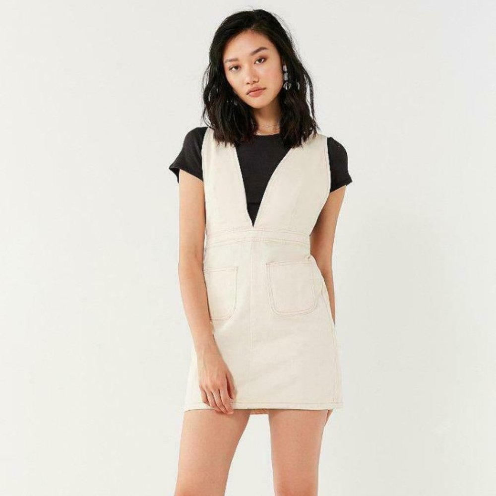 Urban Outfitters Cream and Black Dress